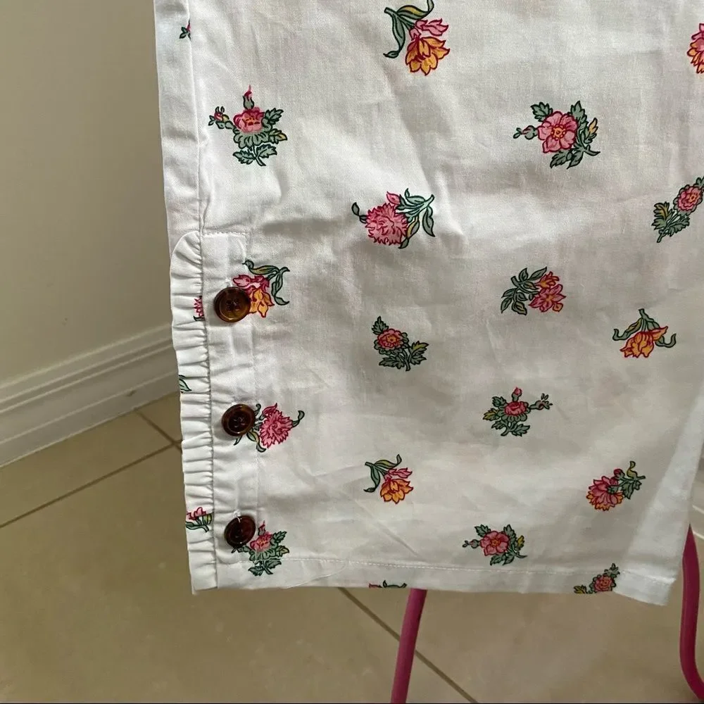 NEW Janie & Jack White Floral Print Jumpsuit 12